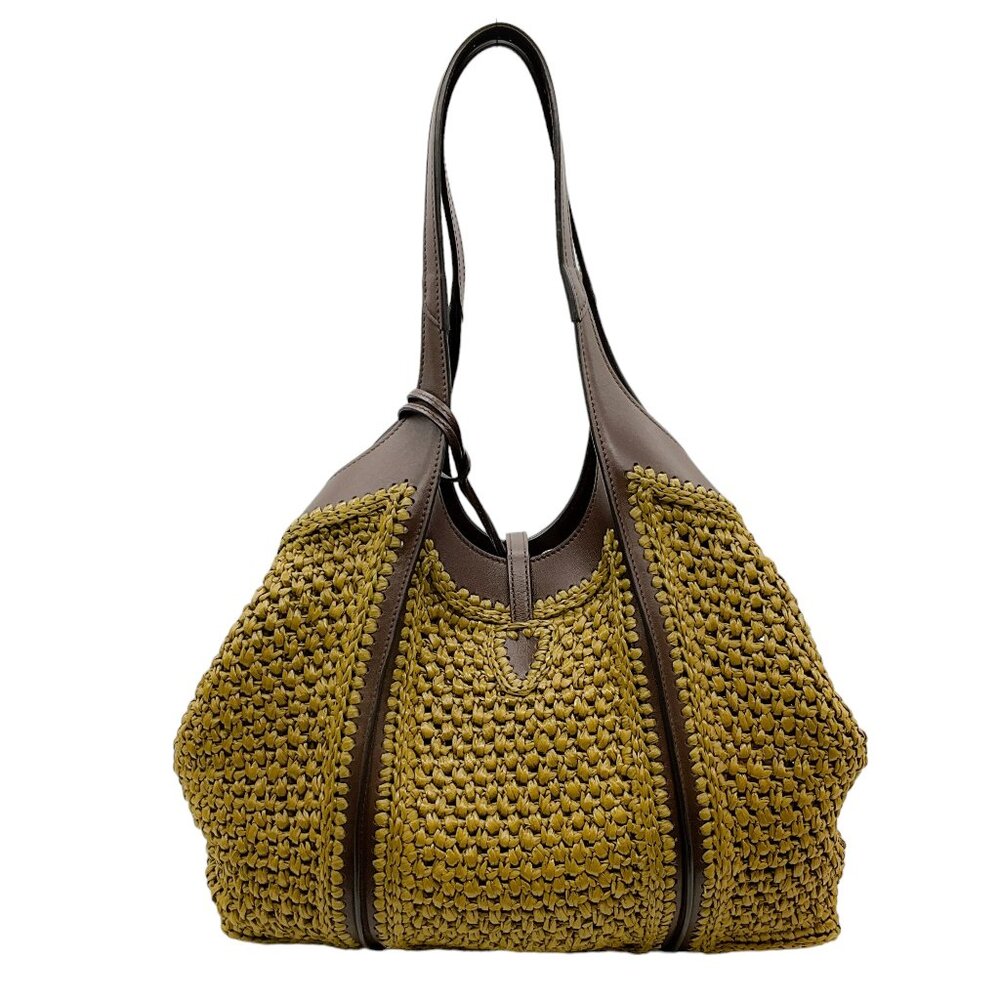 Tod's Brown Crochet Shopping Tote - Picture 3 of 9